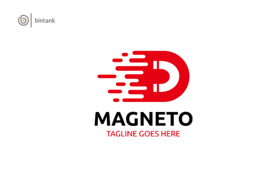 Magnetor - Letter D Abstract Logo