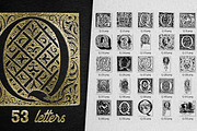 Vintage Letter Q Vector And PNG