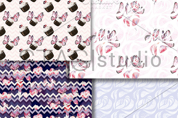 Sweet Love Paper Pack in Patterns - product preview 3