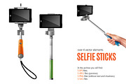 Selfie Sticks Set