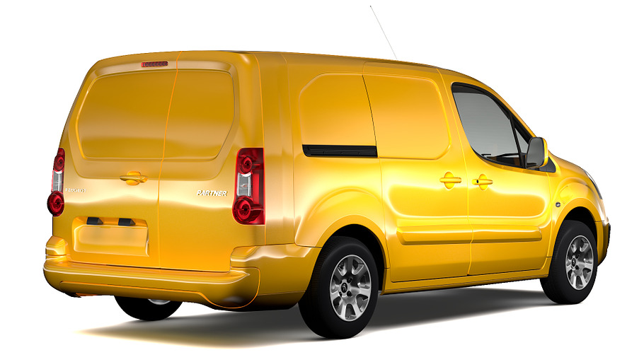 Peugeot Partner Van L2 Electric 2017 in Vehicles - product preview 6
