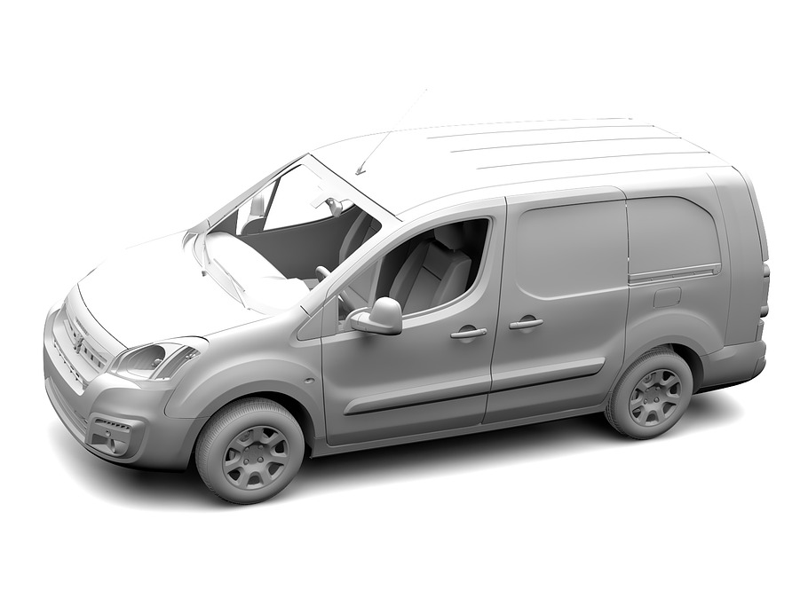 Peugeot Partner Van L2 Electric 2017 in Vehicles - product preview 12