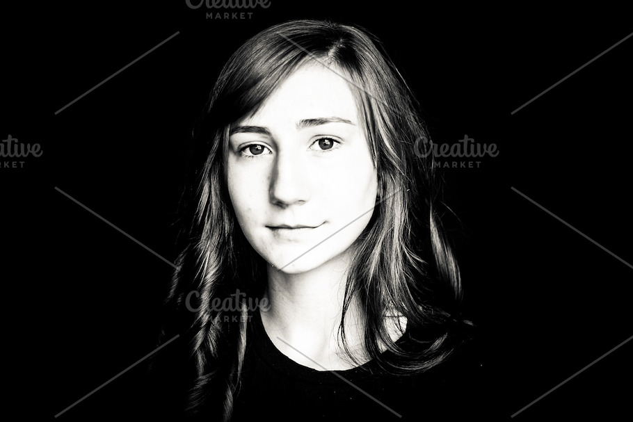 B&W High Contrast Portrait in Photoshop Plugins - product preview 8