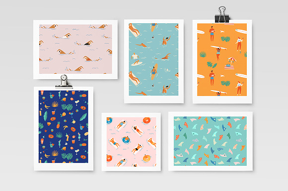 Best summer ever graphic set in Illustrations - product preview 3