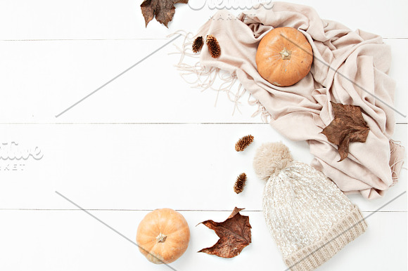 Rustic Fall Styled Stock Photos in Instagram Templates - product preview 2