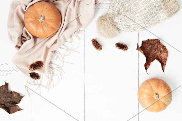 Rustic Fall Styled Stock Photos in Instagram Templates - product preview 3
