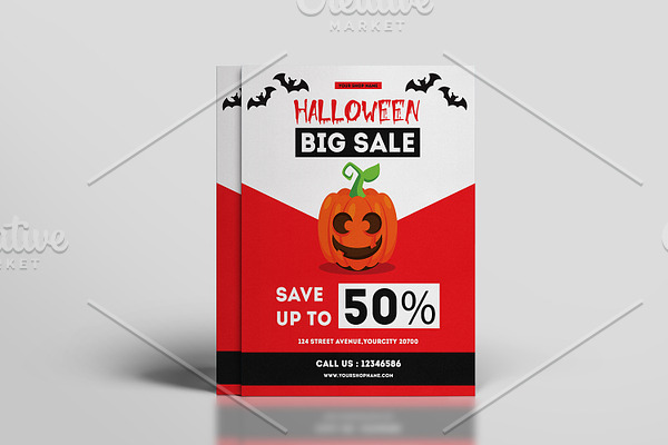 Halloween Sale Flyer-V623