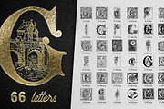 Vintage Letter G Vector And PNG