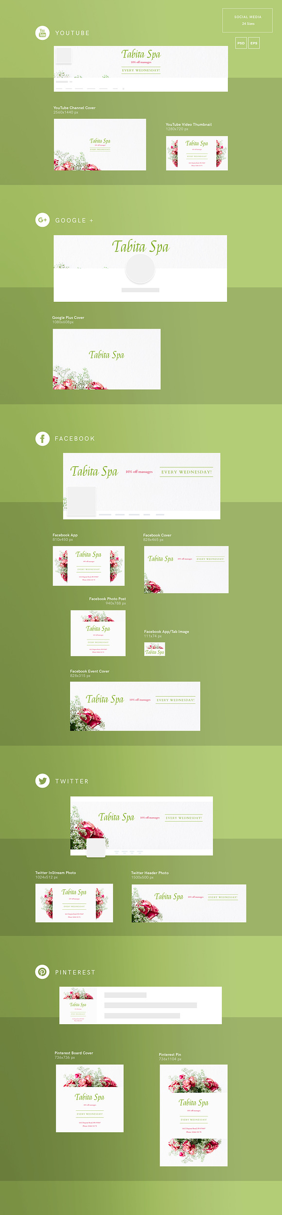 Promo Bundle | Tabita Spa in Templates - product preview 8