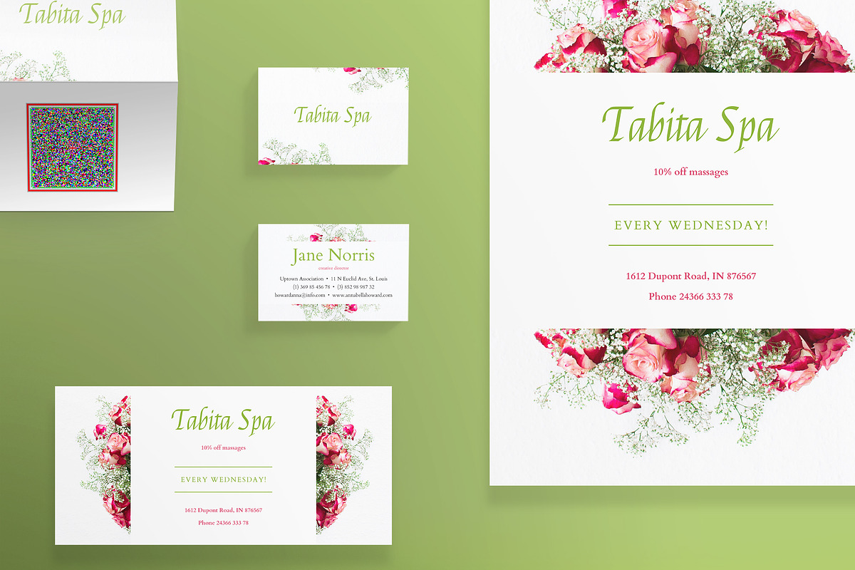 Print Pack | Tabita Spa in Templates - product preview 8