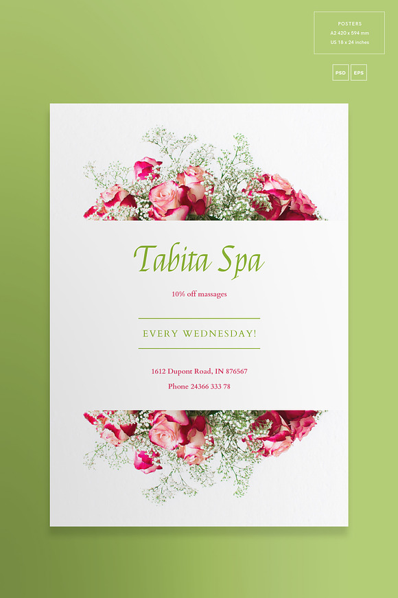 Print Pack | Tabita Spa in Templates - product preview 5