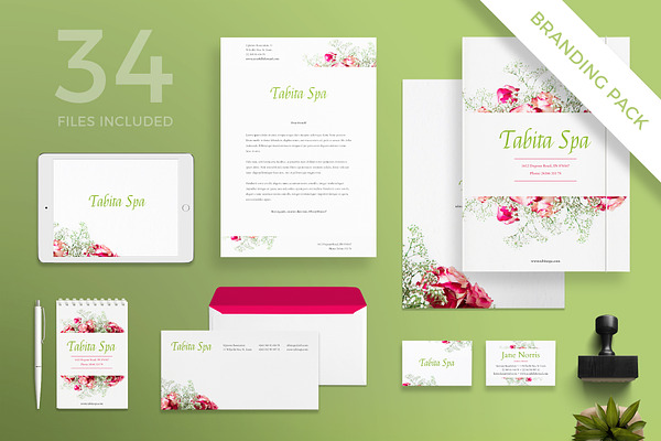 Branding Pack | Tabita Spa
