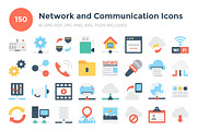 150 Network and Communication Icons