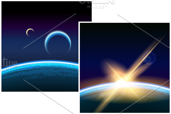 Deep Space and Planets in Illustrations - product preview 1