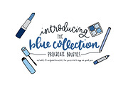 The Blue Collection - Procreate