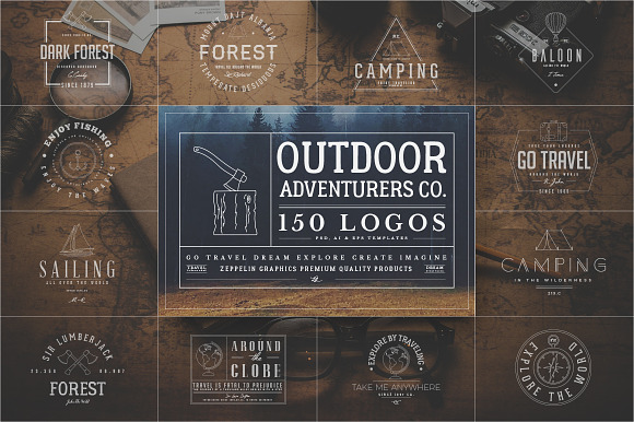 The Best Logo Creation Kit Bundle in Logo Templates - product preview 117