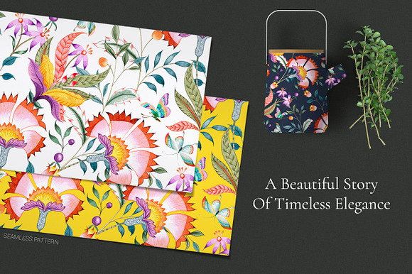 CHINTZ WATERCOLOR PATTERNS!! in Patterns - product preview 9