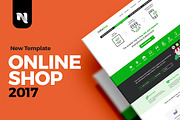 OnlineShop 2017 Landing Page
