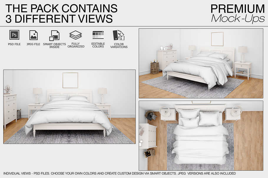 Beddings Set in Product Mockups - product preview 8