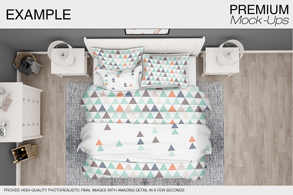 Beddings Set in Product Mockups - product preview 3
