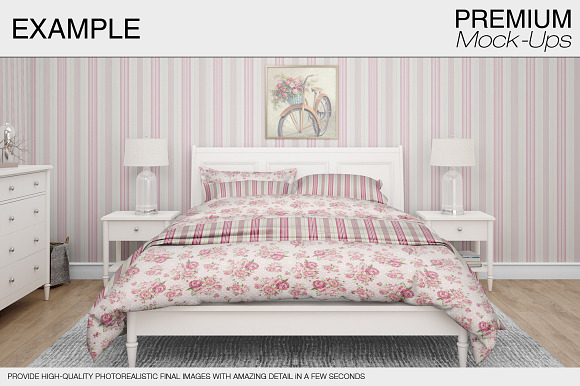 Beddings Set in Product Mockups - product preview 7