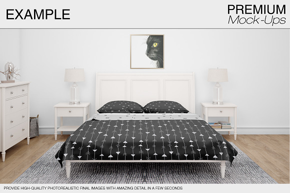 Beddings Set in Product Mockups - product preview 4