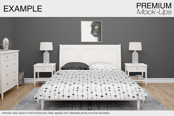 Beddings Set in Product Mockups - product preview 5