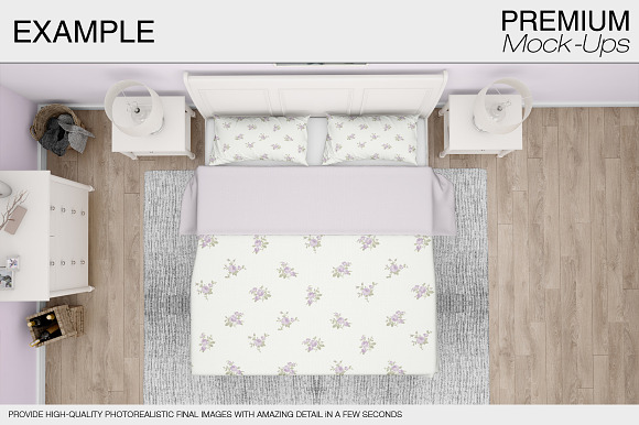 Beddings Set in Product Mockups - product preview 7