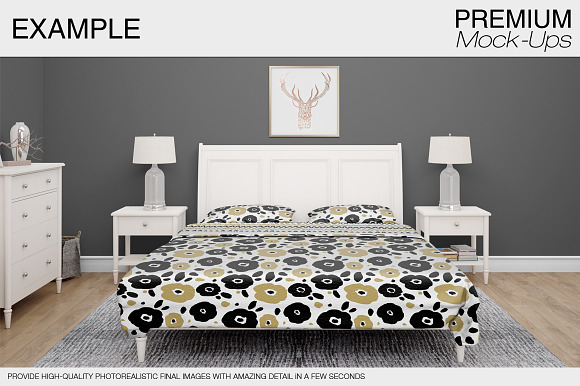 Beddings Set in Product Mockups - product preview 9