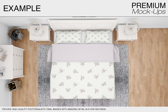 Beddings Set in Product Mockups - product preview 11