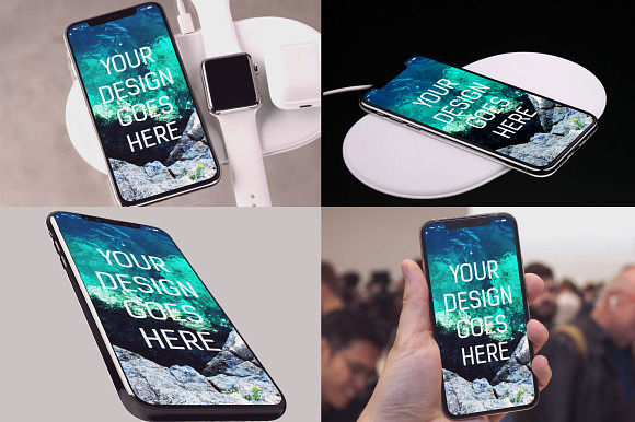 25 PSD iPhone X Mock-up Bundle in Product Mockups - product preview 1