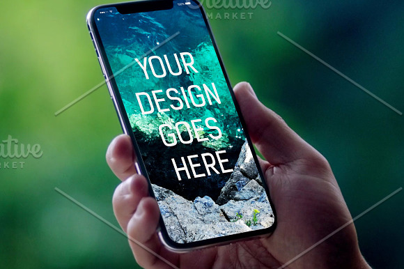 25 PSD iPhone X Mock-up Bundle in Product Mockups - product preview 6