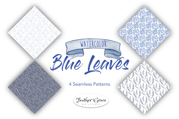 Watercolor Leaves in Illustrations - product preview 3