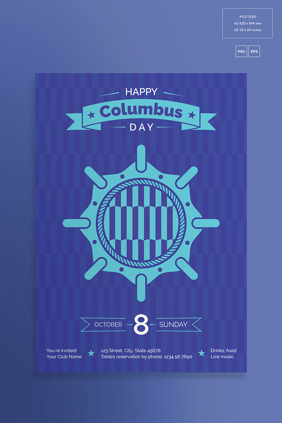 Promo Bundle | Columbus Day in Templates - product preview 3