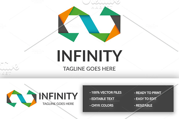 Infinity Logo Temp in Logo Templates - product preview 3