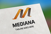 Mediana (Letter M) Logo