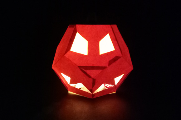 DIY Halloween Pumpkin -3d papercraft in Templates - product preview 4