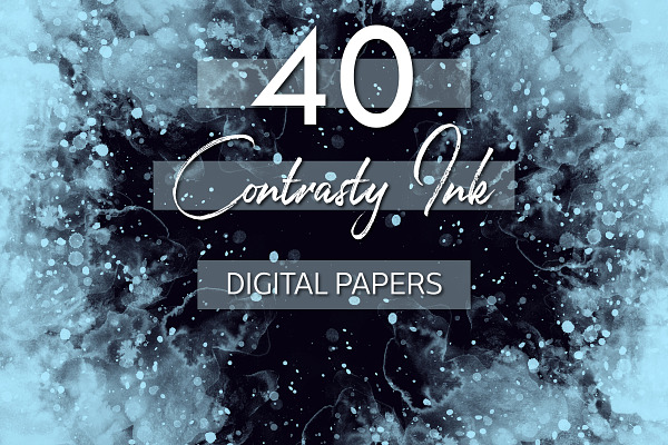 Contrasty Ink Digital Papers