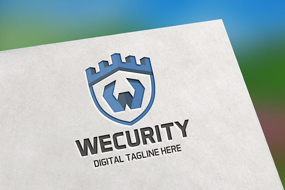 Wecurity Letter W Logo in Logo Templates - product preview 8