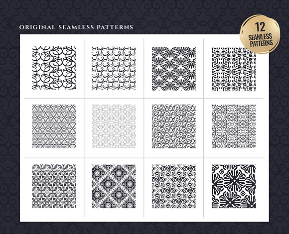 Frame borders & Ready-made cards in Patterns - product preview 5