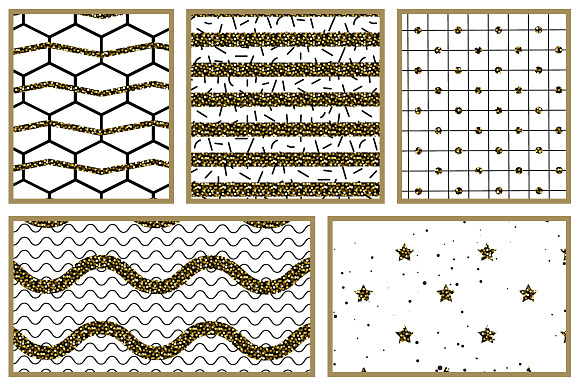 Abstract Glitter Seamless Patterns in Patterns - product preview 3