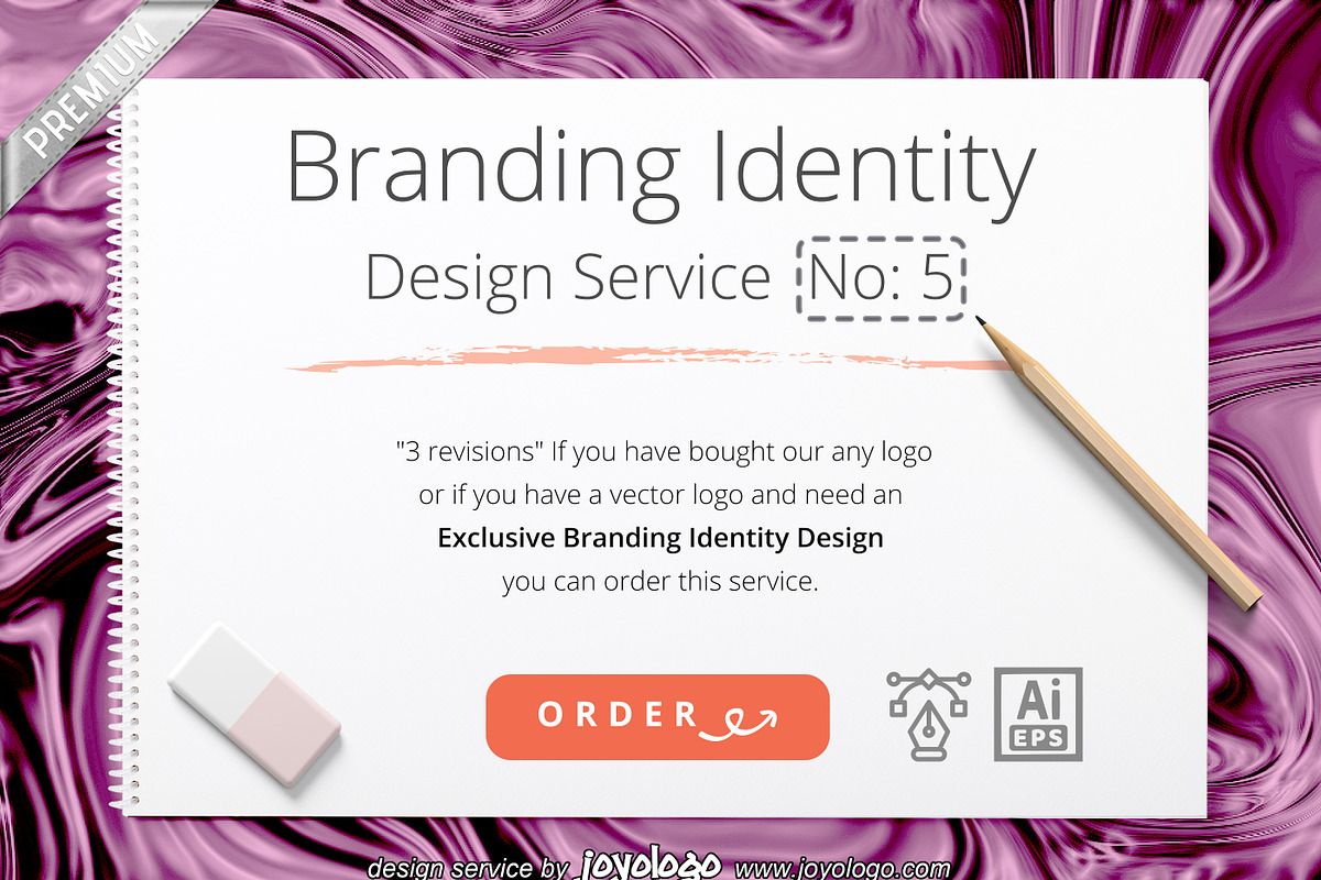 Branding Identity Design Service No5 in Branding Mockups - product preview 8
