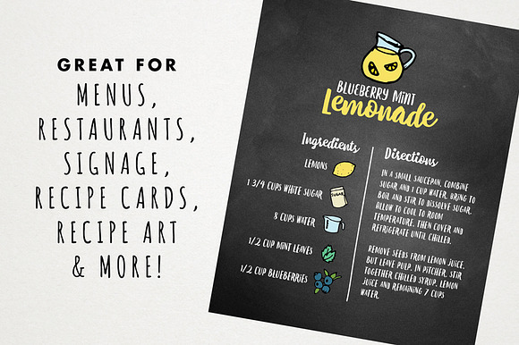 Hand Drawn Food & Drink Icons in Hand Drawn Icons - product preview 3