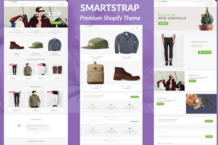 Premium Shopify Theme - Smartstrap in Bootstrap Themes - product preview 8