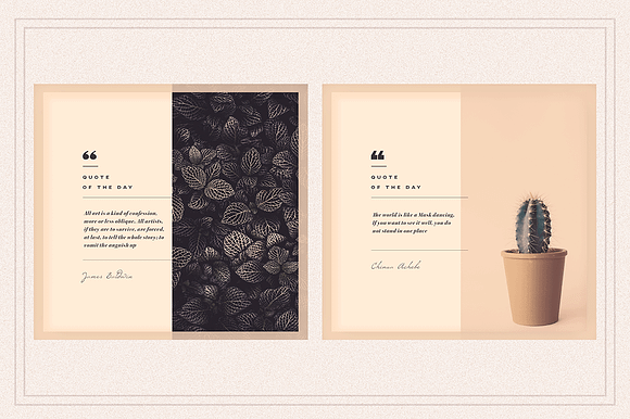 SERENITY Social Media Quote pack in Instagram Templates - product preview 2