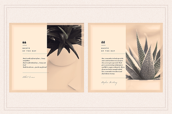 SERENITY Social Media Quote pack in Instagram Templates - product preview 4