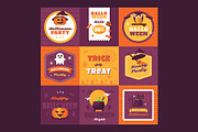 Halloween badges