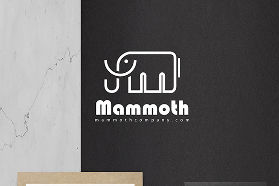MAMMOTH LOGO in Logo Templates - product preview 8