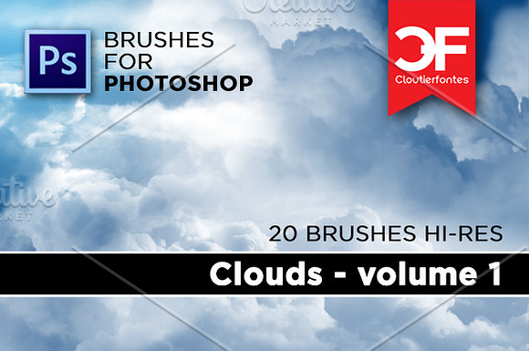 Ultimate Clouds brushes Collection in Photoshop Brushes - product preview 1