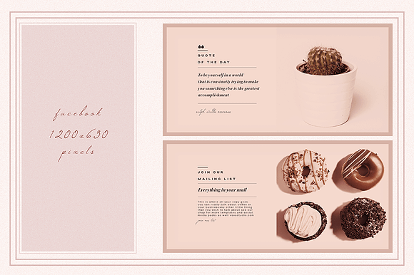 PASTRY & COFFEE Socialmedia Template in Facebook Templates - product preview 2
